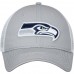Men's Seattle Seahawks NFL Pro Line by Fanatics Branded Gray/White Core Trucker II Adjustable Snapback Hat 2760032